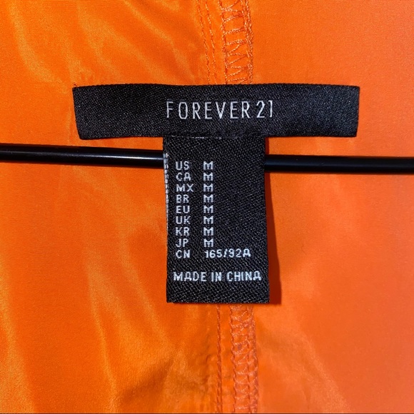 Bright Orange Windbreaker - Picture 3 of 3